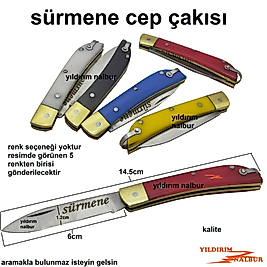 SÜRMENE ÇAKISI RENKLİ KÜÇÜK MODEL ANAHTARLIKLI KESKİN ÇAKI KİBAR