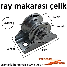 İPLİK MAKARASI ÇELİK MAKARA RAY MAKARA PLASTİK ÇEKME MAKARASI SAĞLAM KANALLI TEKERLEK