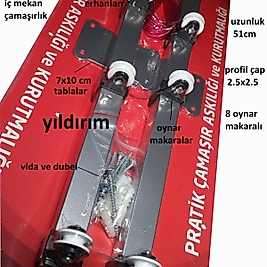 ÇAMAŞIRLIK MAKARALI İÇ MEKAN KALİTELİ 1.KALİTE