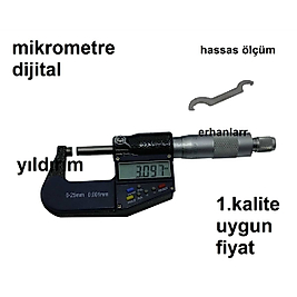 MİKROMETRE KUMPAS MİKRO METRE ALETİ DİGİTAL 1.KA