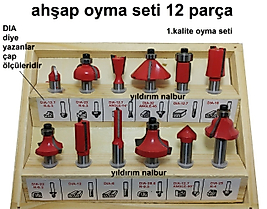 AĞAÇ OYMA SETİ 8MM AHŞAP OYMA SETİ HOBİ MATKAP SETİ KALİTE