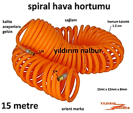 HAVA HORTUMU SPİRAL HELEZON 15 METRE KALIN ORİENT SAĞLAM
