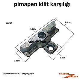 PİMAPEN KİLİT KARŞILIĞI İSPANYOLET PENCERE KİLİT KARŞILIK