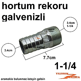 GALVENİZLİ HORTUM REKORU 1-1/4 SU DEPOSU REKORU 1 -1 ÇEYREK