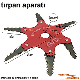 TIRPAN KAFA TESTERE TIRPAN MAKİNA KAFASI OT BİÇME OT BİÇME BAŞLIK