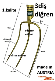 DİĞREN 3 DİŞ KALİTELİ YABA SAMAN ATMA BELLEME DİRGEN