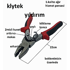 PENSE 1.KALİTE KUVETLİ MAKASLI AĞIR HİZMET PENSE