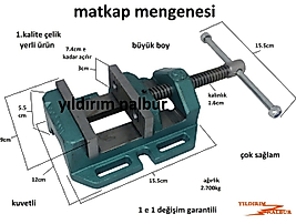MATKAP MENGENESİ 80 TEZGAH MENGENE MATKAB İŞKENCE MENGENE