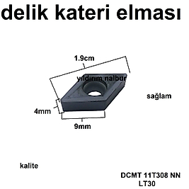 DELİK KATERİ ELMASI KESME ELMAS TORNACI ELMAS