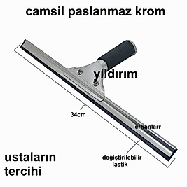 CAMSİL CAM SİL METAL PASLANMAZ PROFESYONEL 1.KALİTE