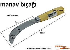 MANAV BIÇAĞI SEBZE MEYVE BIÇAĞI MANAVCI BIÇAK HAFİF