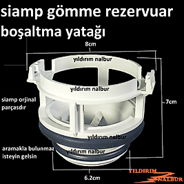 SİAMP GÖMME REZERVUAR BOŞALTMA YATAK İÇ TAKIM ALT YATAĞI SİAMP