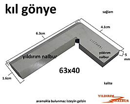 KIL GÖNYE 63X40 ÇELİK GÖNYE MİNİ GÖNYE TORNA GÖNYE METAL MİNİ GÖNYE