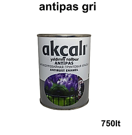 ANTİPAS GRİ 750LT PAS ÖNLEYİCİ BOYA GRİ RENK KİLOLUK