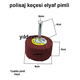 CİLA KEÇESİ KUYUMCU PARLATICI PİMLİ MATKAP İÇİN 60LIK