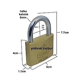 YUMA MERKEZ ANAHTARLI KÜÇÜK TEK AÇAR ASMA KİLİT TEK ANAHTAR AÇAR