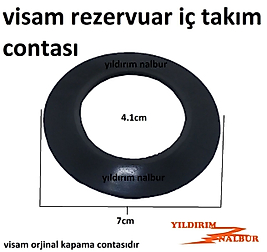 VİSAM REZERVUAR İÇ TAKIM CONTASI GENİŞ ORJİNAL KAPAMA BOŞALTMA CONTA