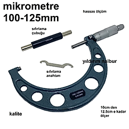 MİKROMETRE 100-125 HASSAS ÖLÇÜM KALİTE