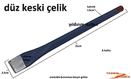 KESKİ ÇELİK 30CM DUVAR KIRMA BETON KIRMA KESKİ DÜZ