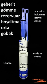 GEBERİT GÖMME REZERVUAR LÜKS ORTA GÖBEK KLOZET İÇTAKIM