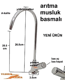 ARITMA MUSLUK BASMALI AÇ KAPA ARITMA MUSLUĞU YENİ MODEL