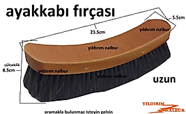 AYAKKABI FIRÇASI 23CM UZUN TİP AYAKKABI TEMİZLEME FIRÇASI
