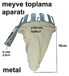 MEYVE TOPLAMA APARATI METAL SEBZE TOPLAMA LÜKS ELMA ARMUT TOPLAMA