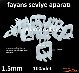 FAYANS SEVİYE APARATI 1.5MM SERAMİK AYAR DERZ APARATI PLASTİK