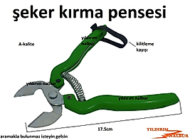 ŞEKER PENSESİ ŞEKER KIRMA PENSESİ PLASTİK SAP YEŞİL RENK