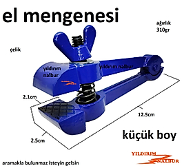 KÜÇÜK BOY EL MENGENESİ METAL ÇELİK HOBİ İŞLERİ KUYUMCU MENGENE