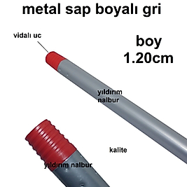 METAL SAP 2MT FIRÇA SAPI PASPAS SAPI PÜSKÜLLÜ PASPAS SAPI FIRÇA SAP