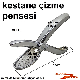 METAL KESTANE ÇİZME PENSESİ KESTANE KESME APARATI