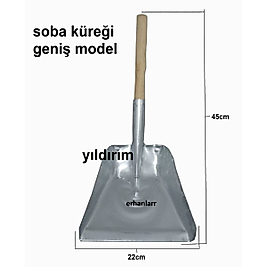 SOBA KÜREĞİ GENİŞ KÖMÜR KÜREĞİ SOBA BORUSU KÜREK