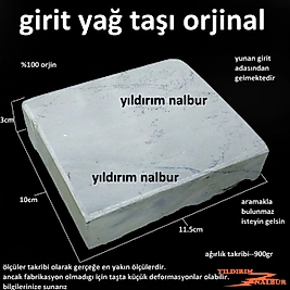 GİRİT TAŞI ORJİNAL YAĞ TAŞI BIÇAK BİLEME TAŞI ORTA BOY ORJİNAL TAŞ