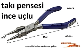 SEKMAN TAKI PENSESİ PROFESYONEL MİNİ KESKİLİ HOBİ TİPİ PENSE YAYLI EL İŞİ PENSE
