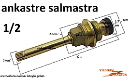 ANKASTRE TAHARAT 1/2 YARIM PARMAK SALMASTRA MUSLUĞU İÇİ TAHARET MUSLUK İÇİ GİZLİ TAHARET
