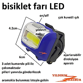 BİSİKLET LED FAR BİSİKLET PİLLİ SÖKTAK PRATİK BİSİKLET LAMBASI YÜKSEK IŞIK