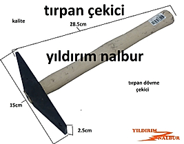 TIRPAN ÇEKİÇLEME ÇEKİCİ ÖRS ÇEKİÇ TIRPAN TAŞLAMA KESERİ