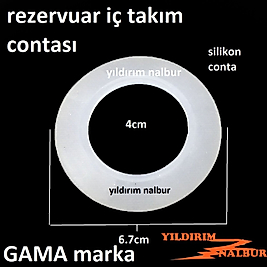 GAMA REZERVUAR İÇ TAKIM CONTASI SİLİKONLU BOŞALTMA CONTASI