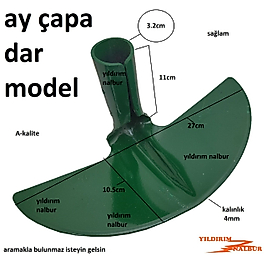 AY ÇAPA DAR MODEL BAHÇE ÇAPASI TOPRAK ÇAPASI KAZMA DOMATES ÇAPASI