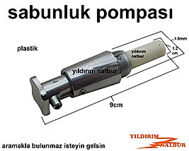 TEMA SIVI SABUNLUK POMPASI DİSPENSER TİPİ VİDALI SABUN POMPASI