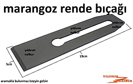MARANGOZ RENDESİ BIÇAĞI TEKLİ MODEL KESKİN BÜYÜK BOY AHŞAP AĞAÇ RENDESİ TEK BIÇAK