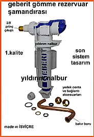 GEBERİT GÖMME REZERVUAR ŞAMANDIRASI 3/8 GÖMME FLATÖR KALİTE SAĞLA