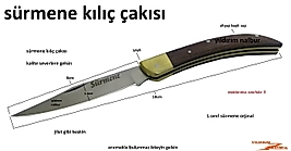 SÜRMENE ORJİNAL KILIÇ ÇAKISI KILIÇ KAMP ÇAKISI AV ÇAKISI BIÇAK GÖSTERİŞLİ