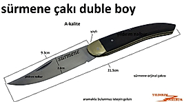 SÜRMENE ÇAKI BÜYÜK BOY ORJİNAL CEP ÇAKISI YAYLI KESKİK DUBLE