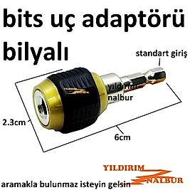 BİTS UÇ ADAPTÖRÜ BİLYALI PH YILDIZ UÇ TUTUCU ADAPTÖR TOMBUL TİP