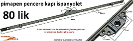 İSPANYOLET 80CM PİMAPEN KAPI PENCERE KİLİDİ KALİTELİ