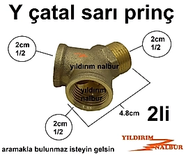 YE ÇATAL SARI PRİNÇ 1/2 2Lİ HAT ALMA ÇATALI ERKEK