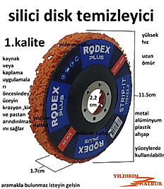 SİLİCİ DİSK 115 KAYNAK DEMİR PAS SİLME TEMİZLEME KEÇE KAYNAKÇI AHŞAP SİLME