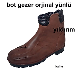GEZER BOT İÇİ YÜNLÜ İŞ BOTU İNŞAAT BAHÇE ÇİZMESİ İŞ AYAKKABISI